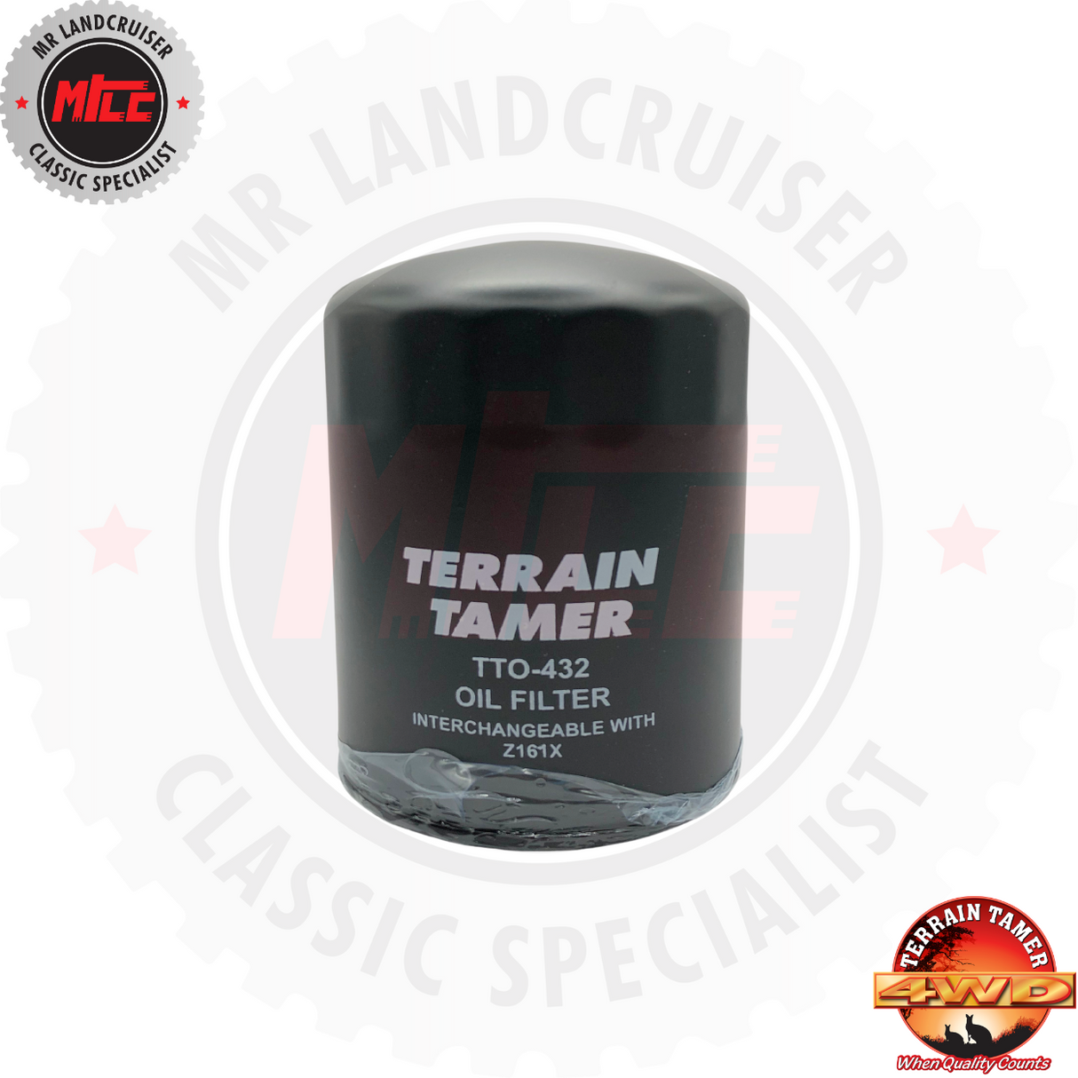 side view of Oil Filter Z 161X suits Toyota Landcruiser 40, 60 & 70 series