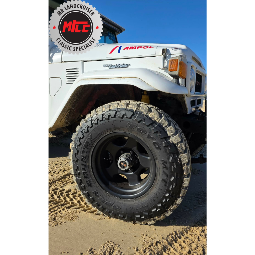 Bradley V 16" Alloy Wheels suits 40 60 & 70 Series Toyota Landcruiser