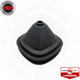 side and top viiew of Boot Gear Shift Lever Cover for Toyota Landcruiser