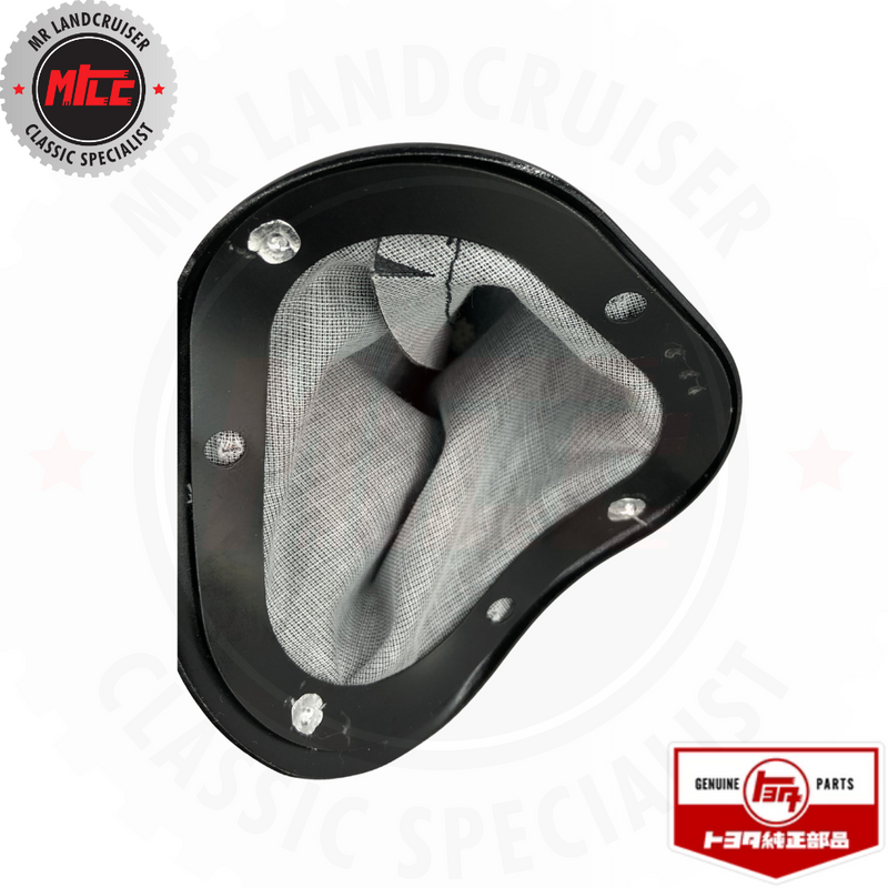 bottom view of Dust Proof Assy, Transfer Control Lever for Toyota Landcruiser