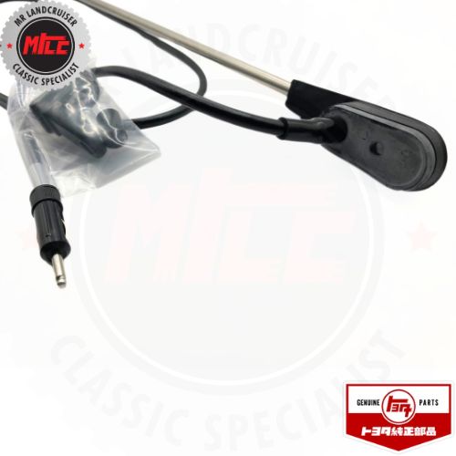 close up of the installation jack for Genuine Toyota Landcruiser Antenna Assy with Holder suits 40 Series BJ FJ HJ models