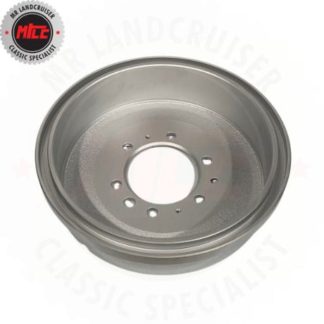Side view of Toyota Landcruiser 4WD Rear Brake Drum that suits 40 60 70 & 75 series landcruisers
