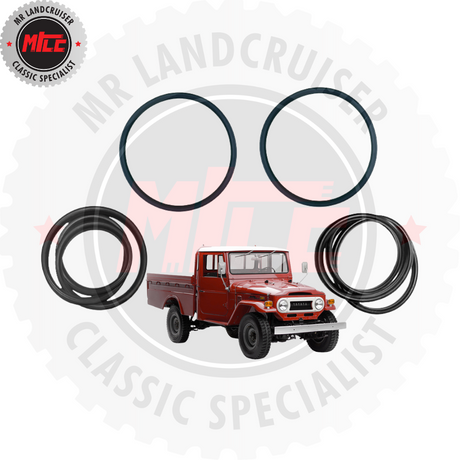 Screen Seal Front Rear & Side Window Seal Kit suits Toyota Landcruiser 40 Series 