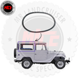 Cargo Bay window seal suits 40 Series Toyota Landcruiser Troopy 1969 -1984
