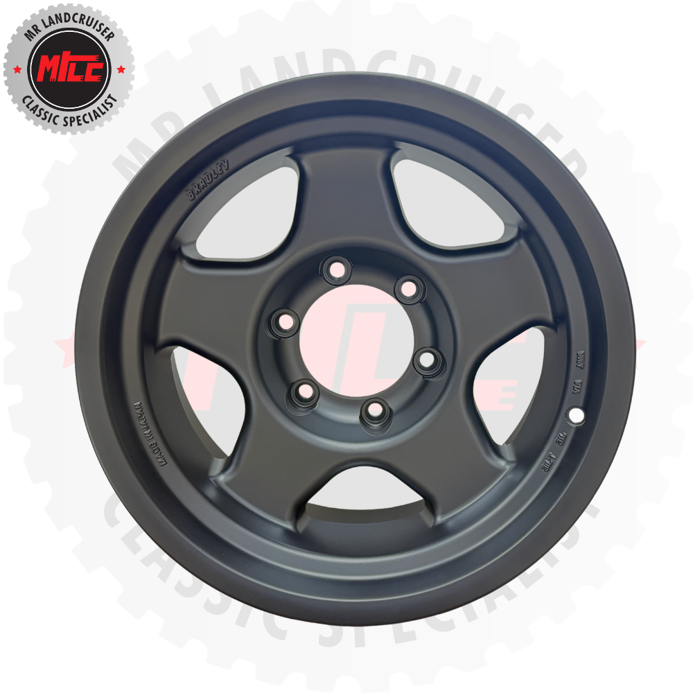 Bradley V 16" Alloy Wheels suits 40 60 & 70 Series Toyota Landcruiser