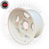 Bradley V 16" Alloy Wheels suits 40 60 & 70 Series Toyota Landcruiser