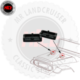 Window to Bonnet Bump Stop Pair suits 40 Series Toyota Landcruiser