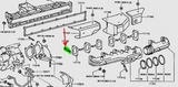 Exhaust Stud 2H/12HT/turbo applications suits Toyota Landcruiser