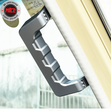 Grey Aluminium Grab Handle suits 70 Series Toyota Landcruiser Single Cab
