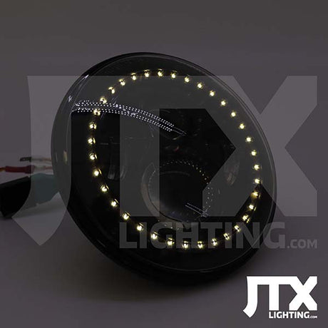 JTX 7″ runde LED-forlygter