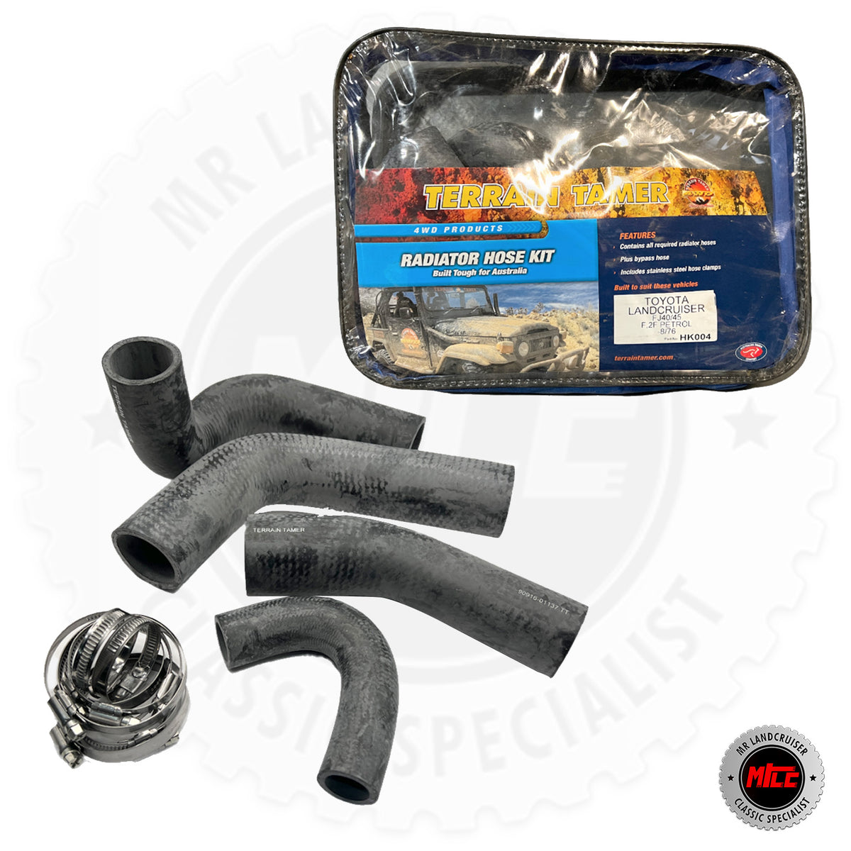 Fj40 Radiator Drain Radiator Hose Kit for FJ40, FJ45 Landcruiser 03/69 - 08/76 – Mr Landcruiser