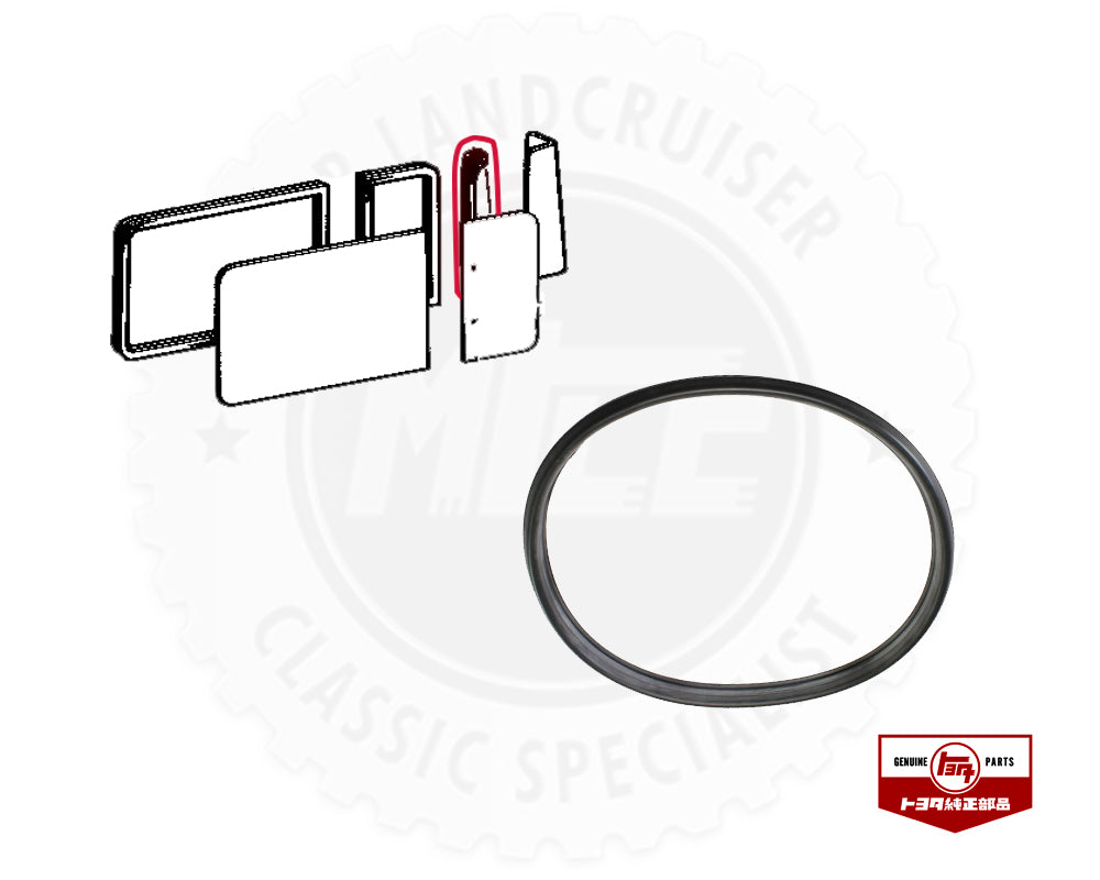 Rear Curved Glass Seal for Short-Wheel Base and Troop Carrier